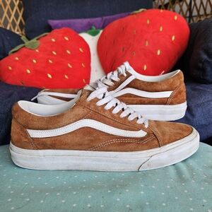 Brown and white mens size 11 vans